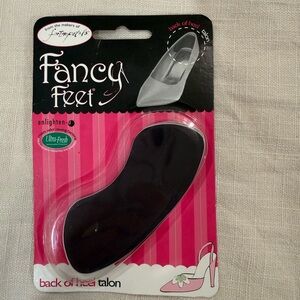 Fancy Feet Heel Cushion Liner - Black NWT